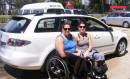 Famous paralympian Louise Sauvage and Michelle Stilwell, hiring our Mazda 6.  » Click to zoom ->