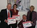 NDIS supporters - Senator Doug Cameron, Susan Templeton, Ken & Clr Christine Paine  » Click to zoom ->